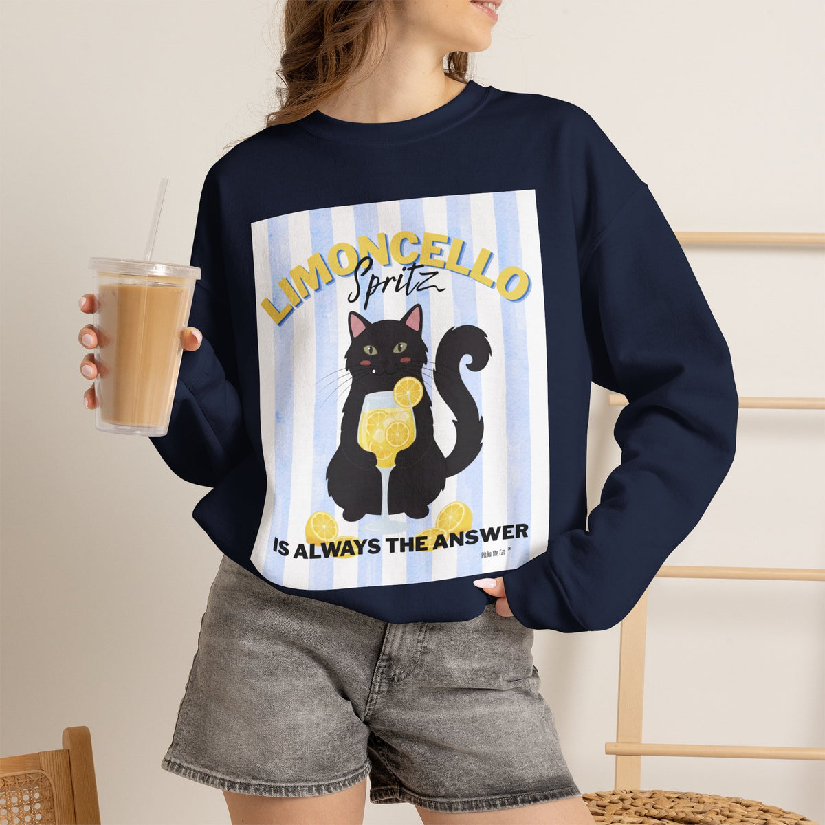 Limoncello Spritz Cat Sweatshirt