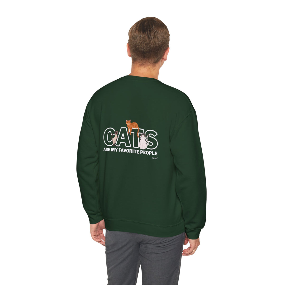 Cats Are My Favorite People Crewneck Sweatshirt