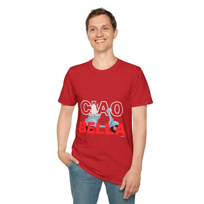 Ciao Bella Cat Italian Graphic T-Shirt