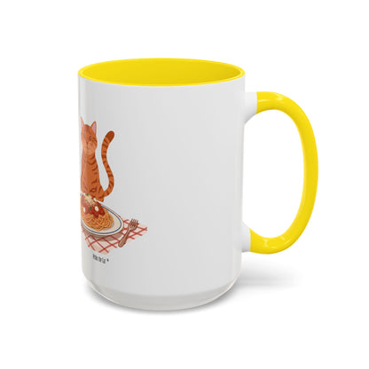 Amore & Pasta & Meow & Pasta Cat Coffee Mug