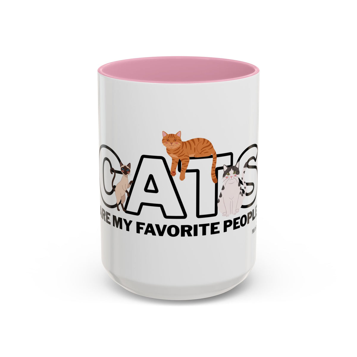 Cats Are My Favorite People Cat Lover Mug