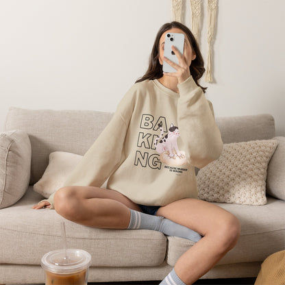 Baking Cat Crewneck Sweatshirt