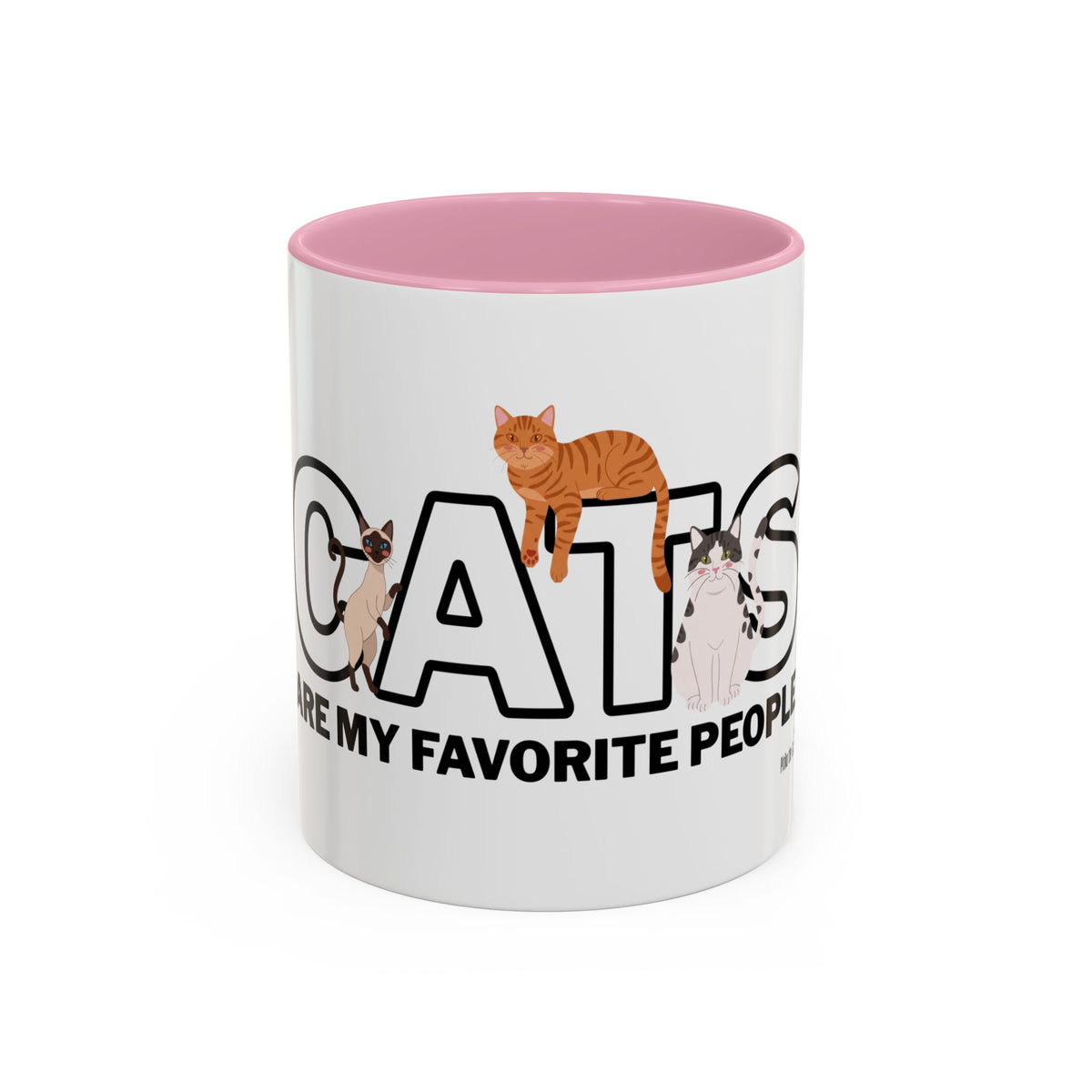 Cats Are My Favorite People Cat Lover Mug