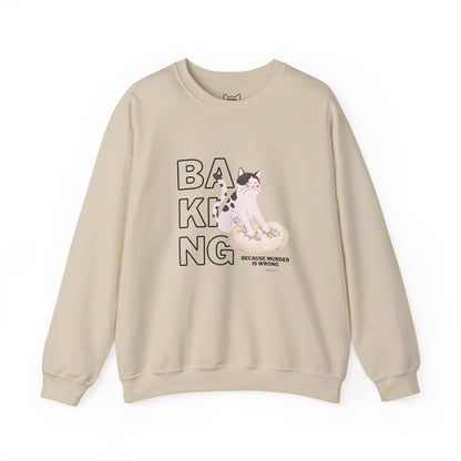 Baking Cat Crewneck Sweatshirt
