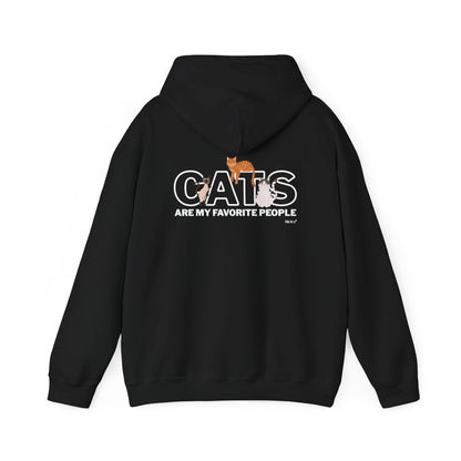 Cats Are My Favorite People Hoodie