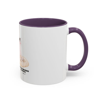 Baking Cat “Because Murder Is Wrong” Coffee Mug