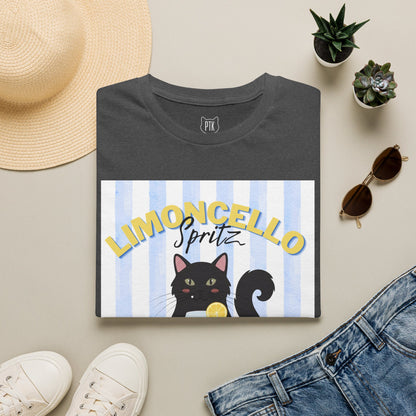 Limoncello Spritz Is Always the Answer Black Cat T-Shirt