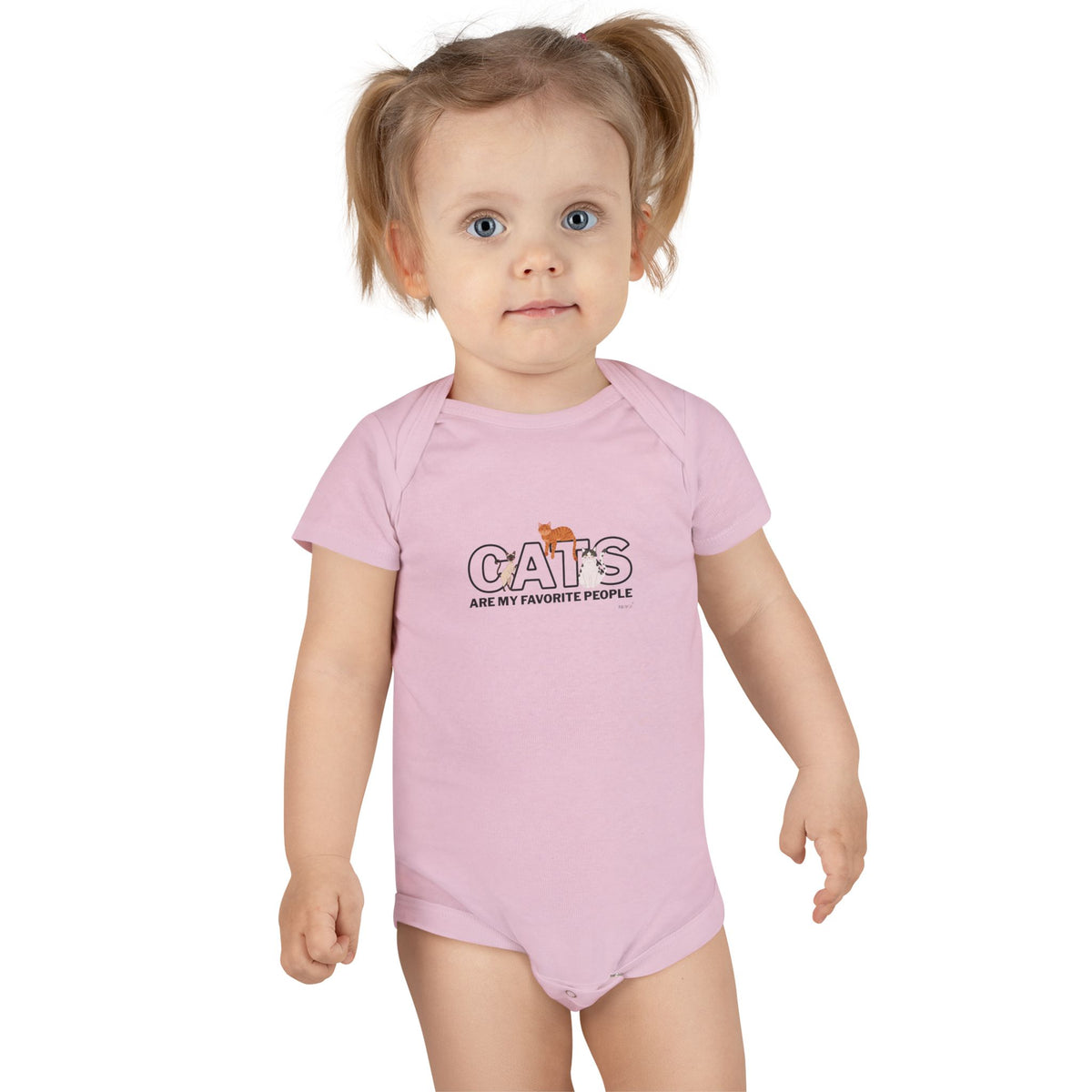 Cats Are My Favorite People Baby Onesie