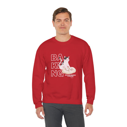 Baking Cat Crewneck Sweatshirt