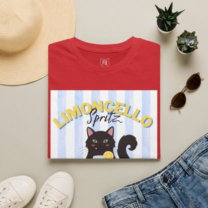Limoncello Spritz Is Always the Answer Black Cat T-Shirt