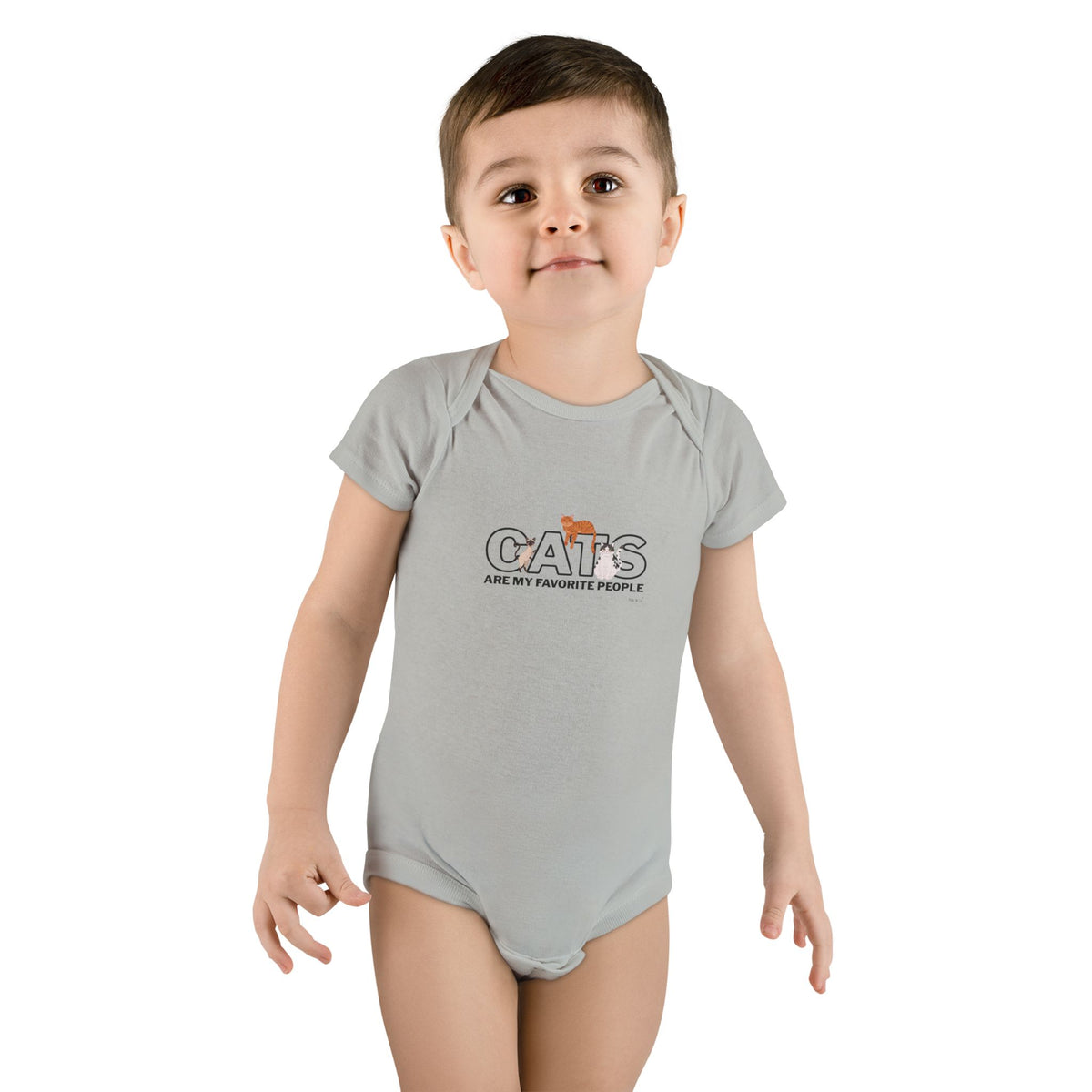 Cats Are My Favorite People Baby Onesie