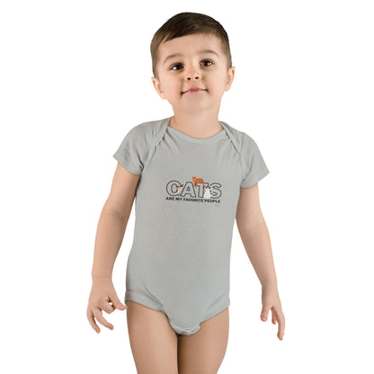 Cats Are My Favorite People Baby Onesie