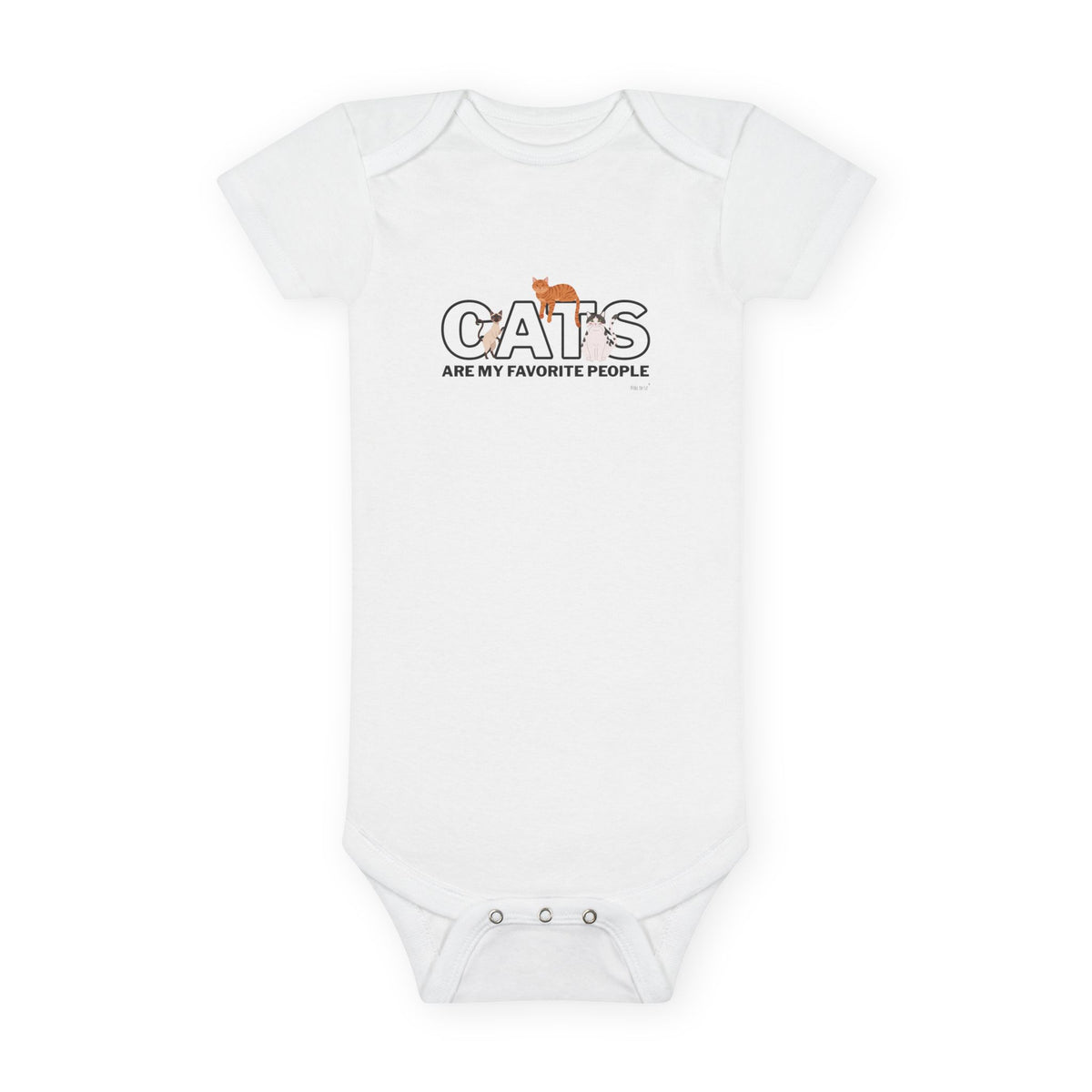 Cats Are My Favorite People Baby Onesie