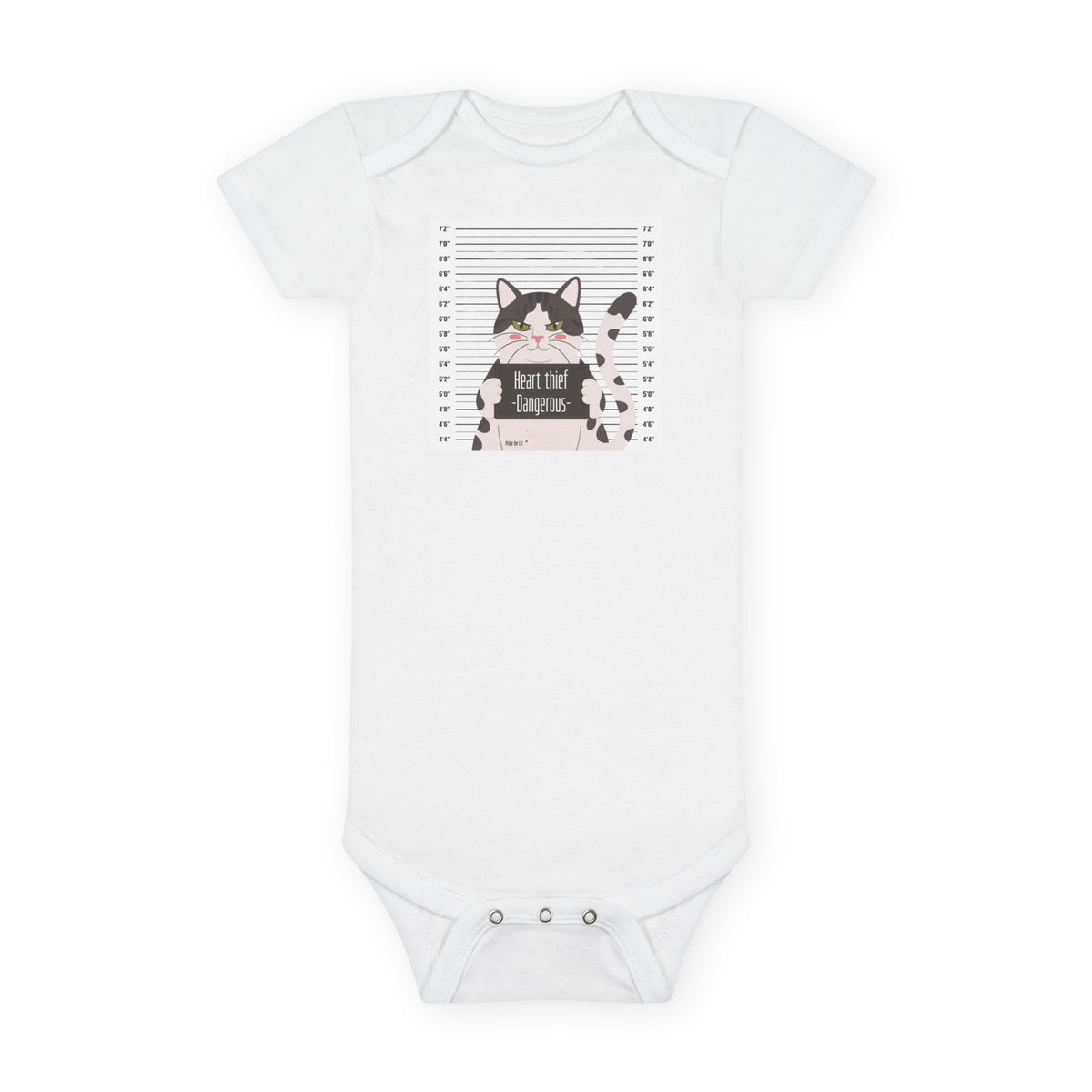 Heart Thief Organic Baby Bodysuit