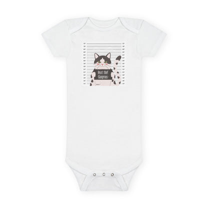 Heart Thief Organic Baby Bodysuit