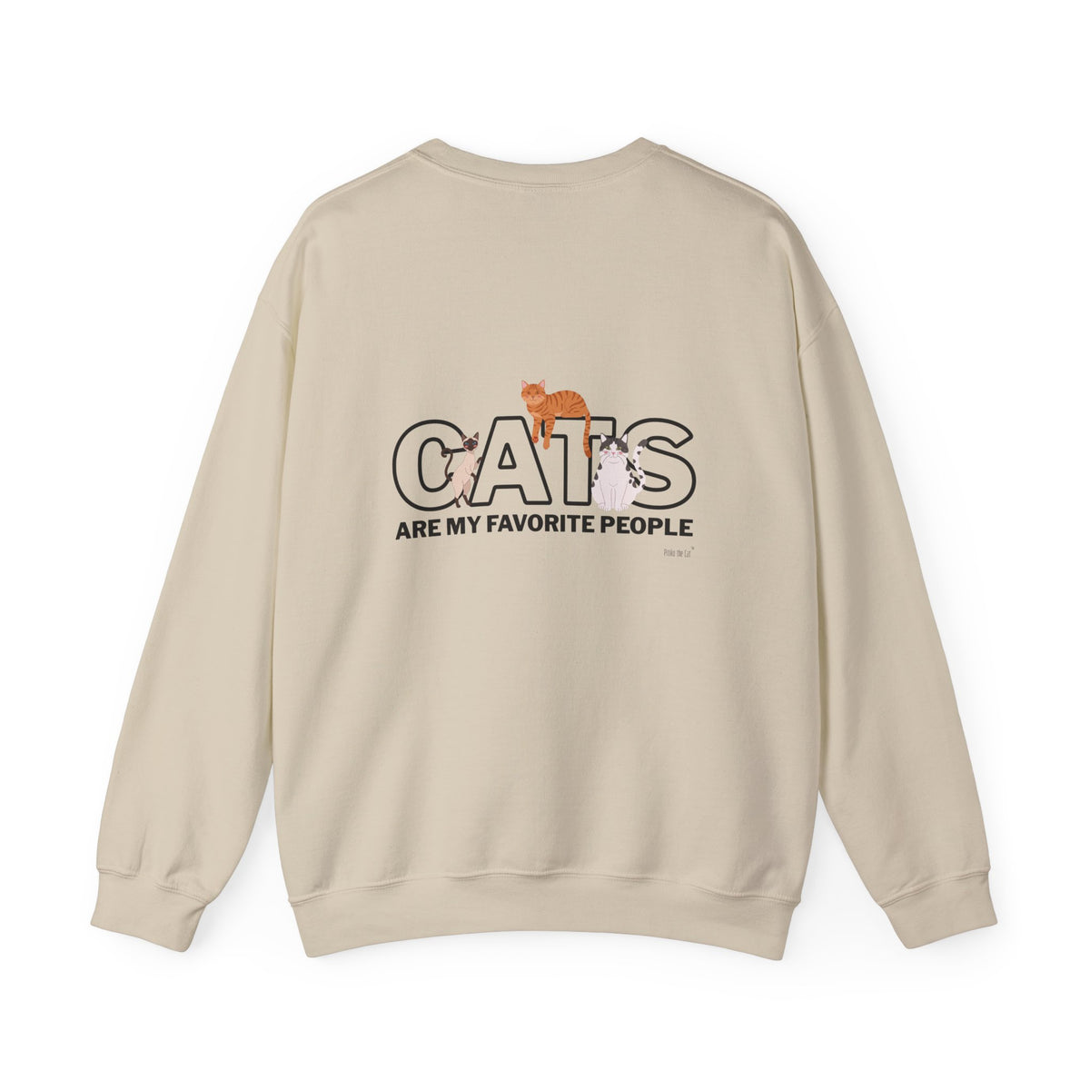 Cats Are My Favorite People Crewneck Sweatshirt