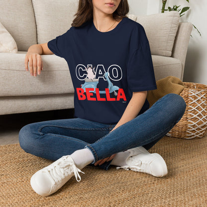 Ciao Bella Cat Italian Graphic T-Shirt
