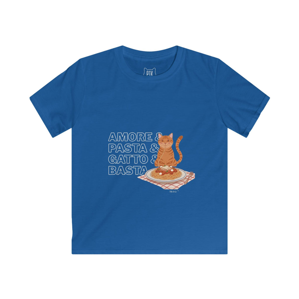 Amore & Pasta & Gatto & Basta Kids T-Shirt