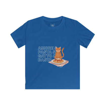 Amore & Pasta & Gatto & Basta Kids T-Shirt