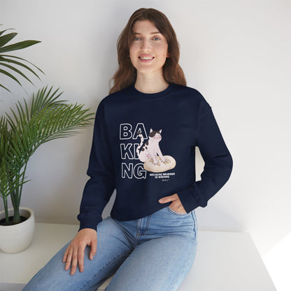 Baking Cat Crewneck Sweatshirt