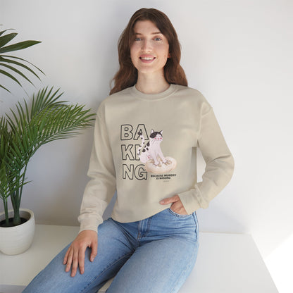 Baking Cat Crewneck Sweatshirt