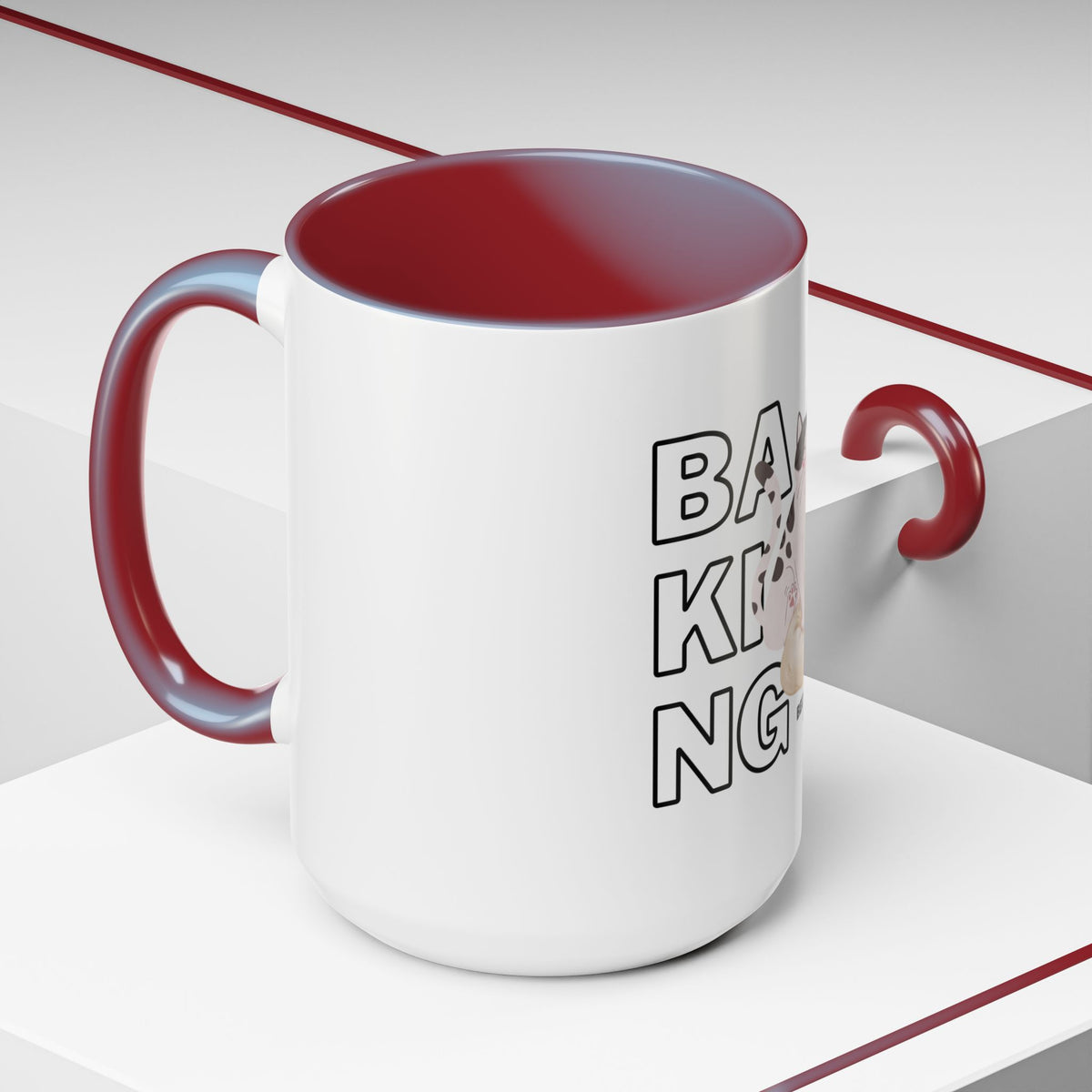 Baking Cat “Because Murder Is Wrong” Coffee Mug