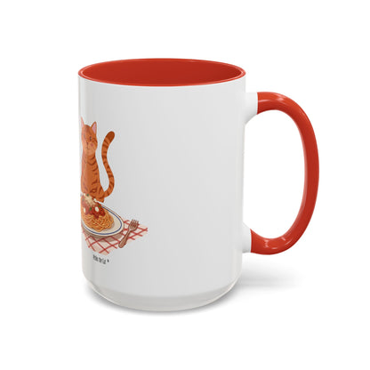 Amore & Pasta & Meow & Pasta Cat Coffee Mug