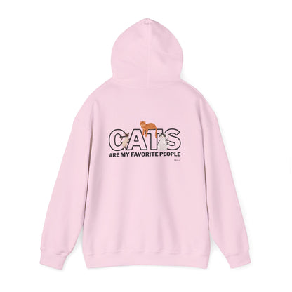 Cats Are My Favorite People Hoodie