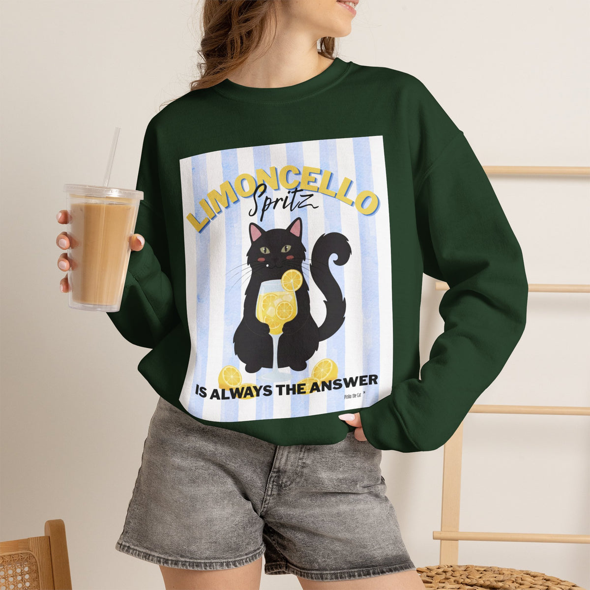 Limoncello Spritz Cat Sweatshirt