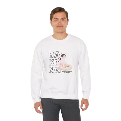Baking Cat Crewneck Sweatshirt