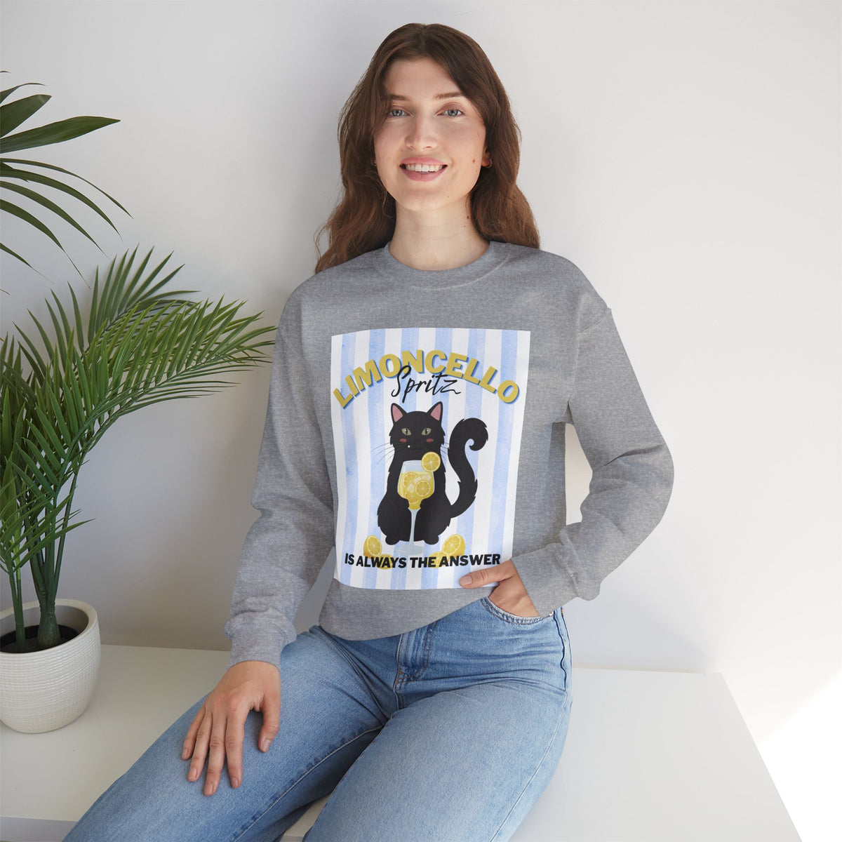 Limoncello Spritz Cat Sweatshirt