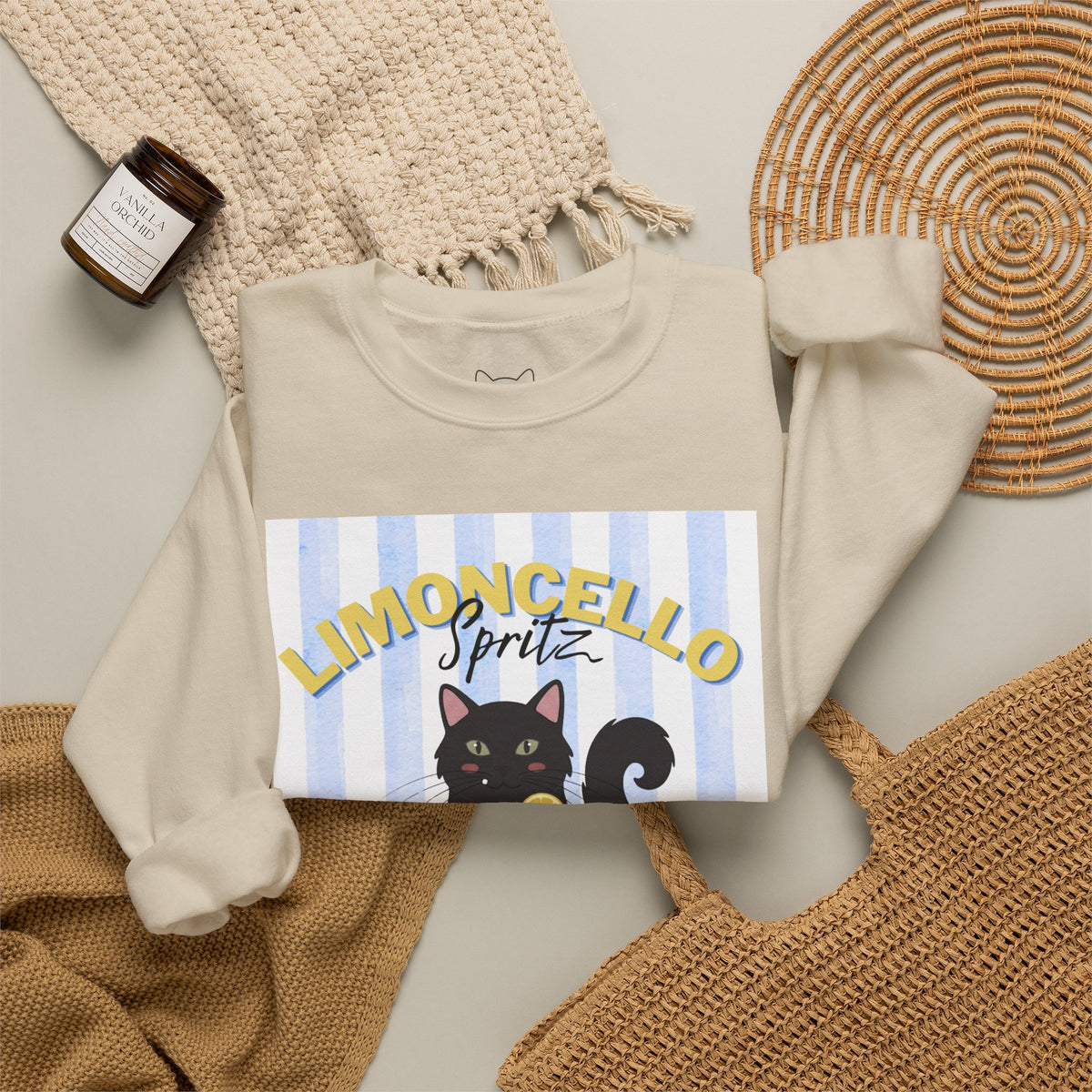 Limoncello Spritz Cat Sweatshirt