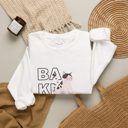 Baking Cat Crewneck Sweatshirt