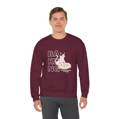 Baking Cat Crewneck Sweatshirt