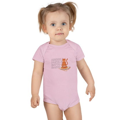 Amore & Pasta & Gatto & Basta Baby Onesie