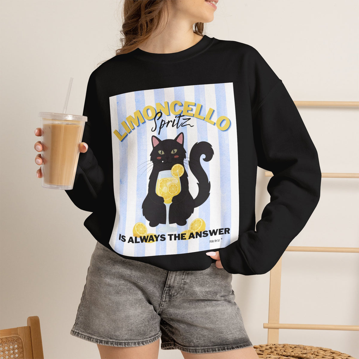 Limoncello Spritz Cat Sweatshirt