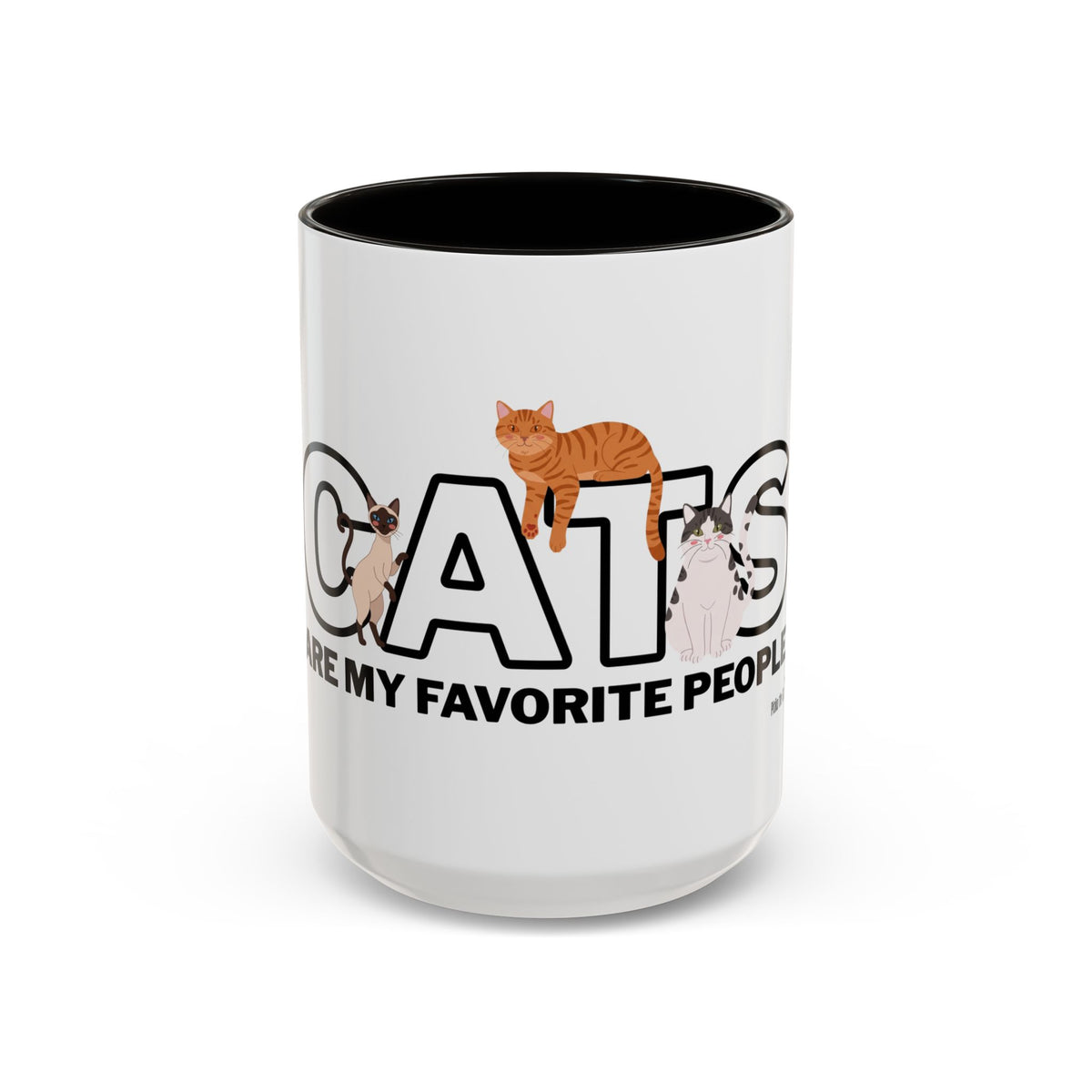 Cats Are My Favorite People Cat Lover Mug
