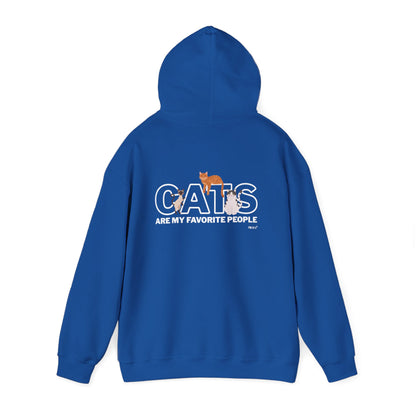 Cats Are My Favorite People Hoodie