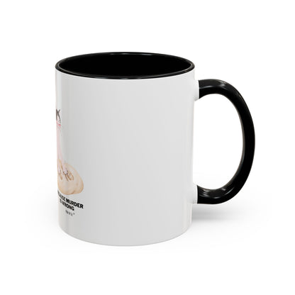 Baking Cat “Because Murder Is Wrong” Coffee Mug