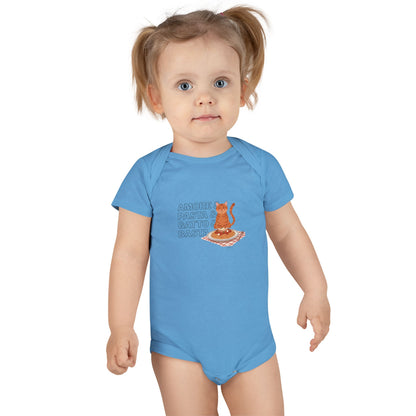Amore & Pasta & Gatto & Basta Baby Onesie