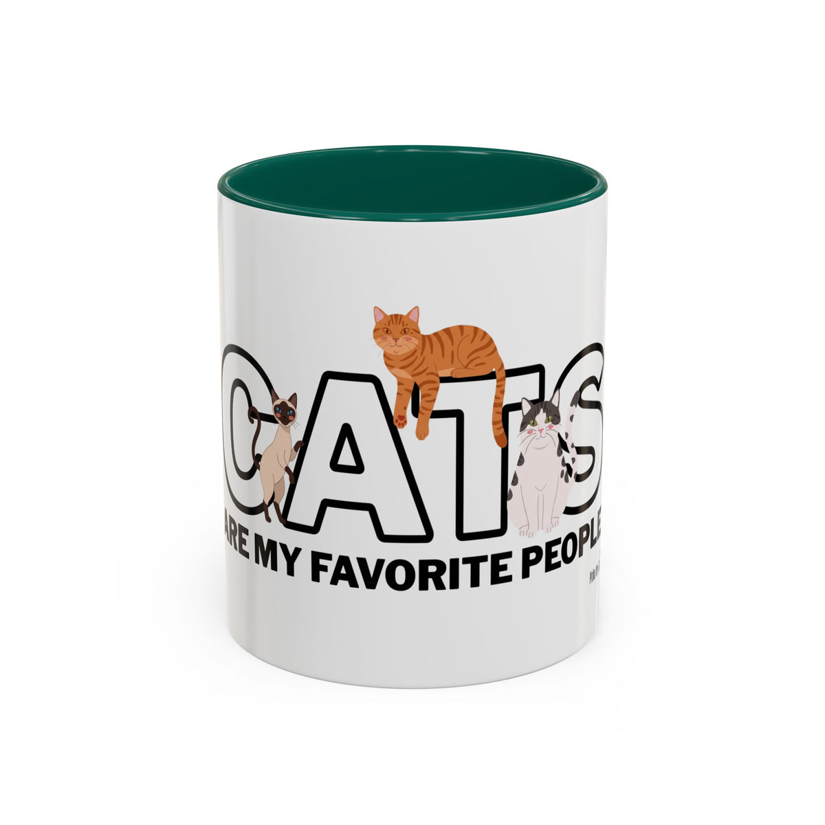 Cats Are My Favorite People Cat Lover Mug