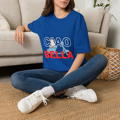 Ciao Bella Cat Italian Graphic T-Shirt