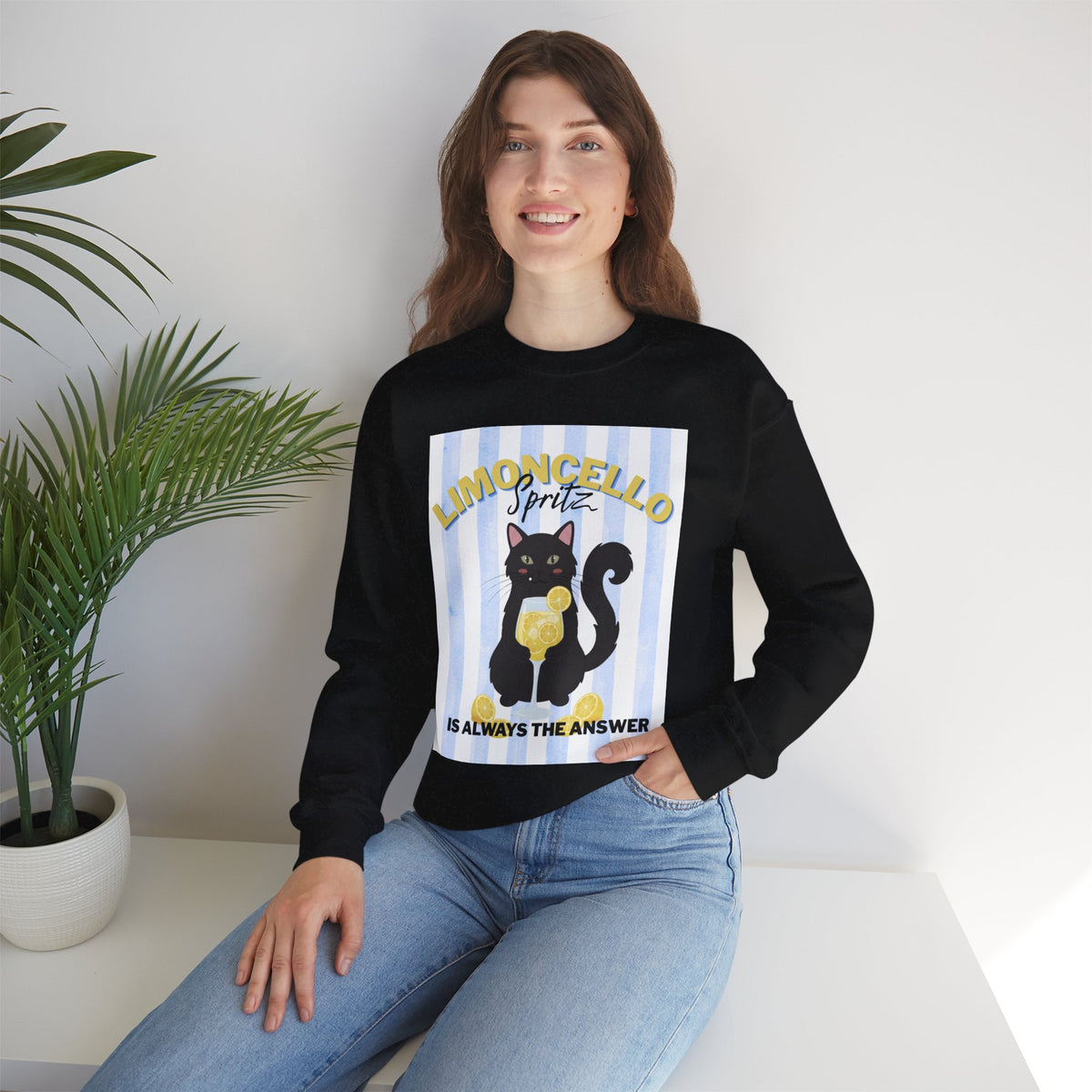 Limoncello Spritz Cat Sweatshirt