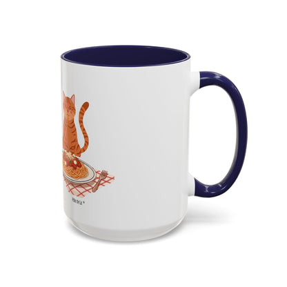 Amore & Pasta & Meow & Pasta Cat Coffee Mug