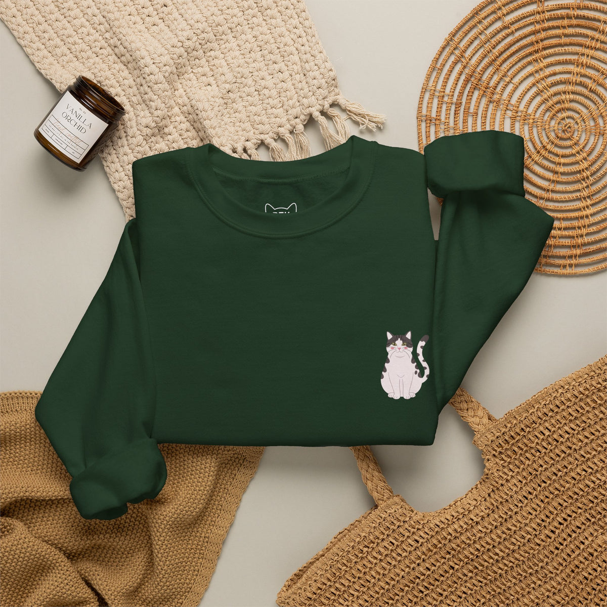 Cats Are My Favorite People Crewneck Sweatshirt