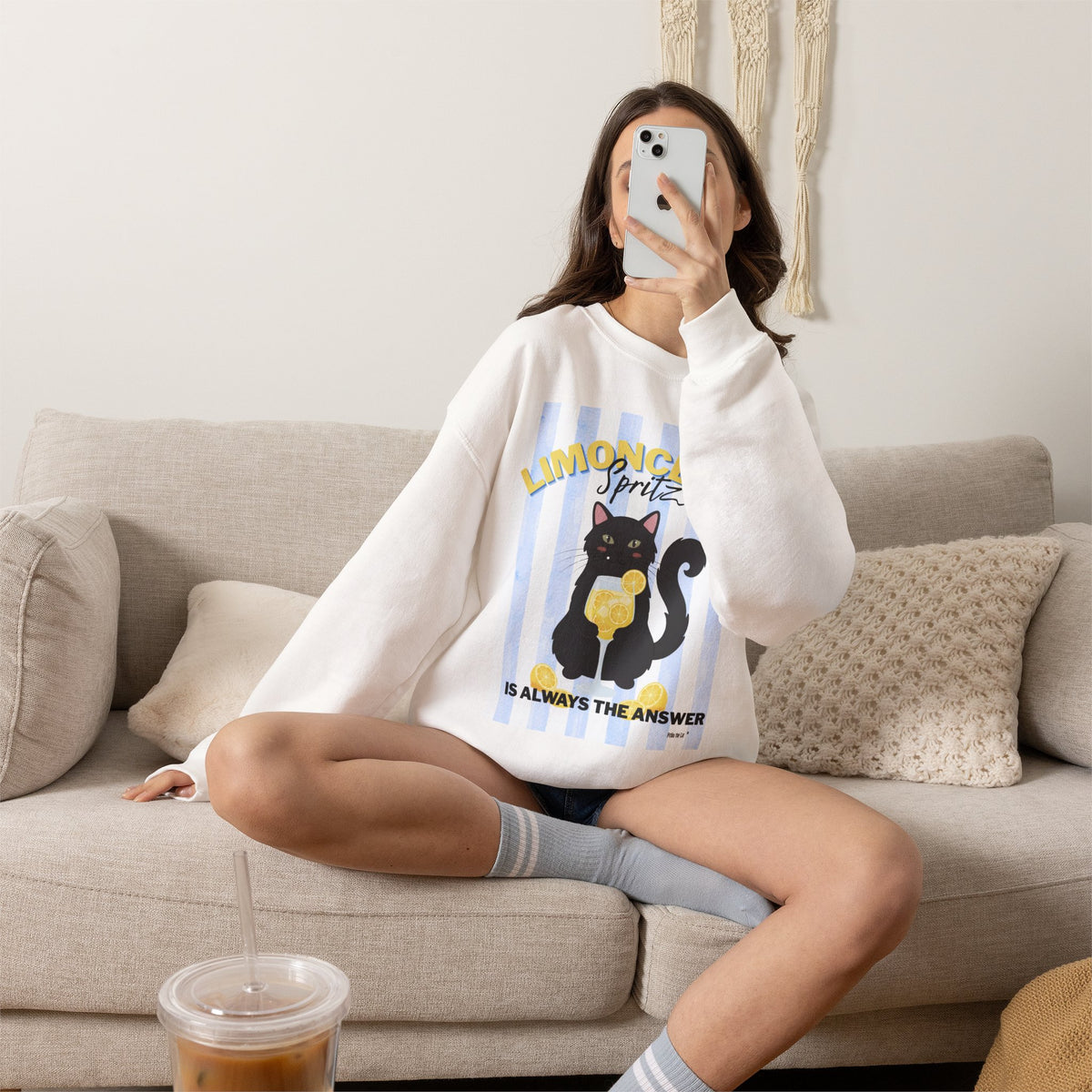 Limoncello Spritz Cat Sweatshirt