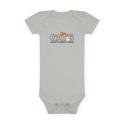 Cats Are My Favorite People Baby Onesie