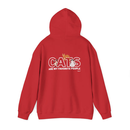 Cats Are My Favorite People Hoodie