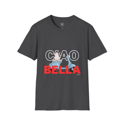 Ciao Bella Cat Italian Graphic T-Shirt