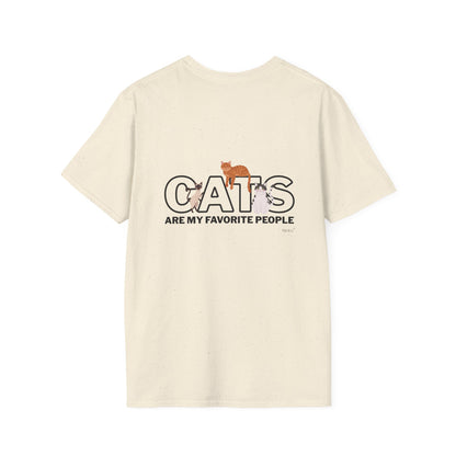 Cats Are My Favorite People T-Shirt